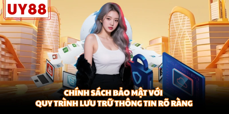 Chính sách bảo mật với quy trình lưu trữ thông tin rõ ràng